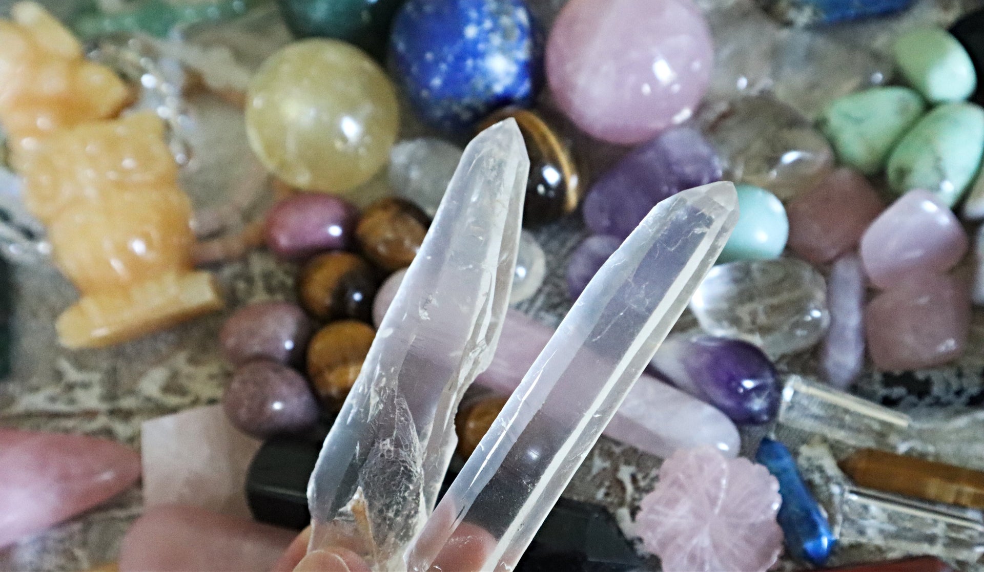 Shop natural stone crystals spheres, towers, eggs, war stones, crystal jewelry