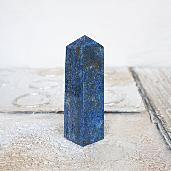 Lapis Large Tower 4.5 inch tall | Lapis Lazuli Obelisk | Lapis Lazuli Point