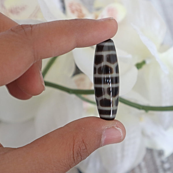 Dzi Agate Bead | Tibetan Agate Dzi Bead | Dzi Bead