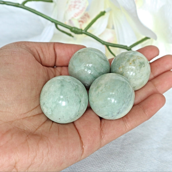 Real Jadeite Jade Sphere 28mm