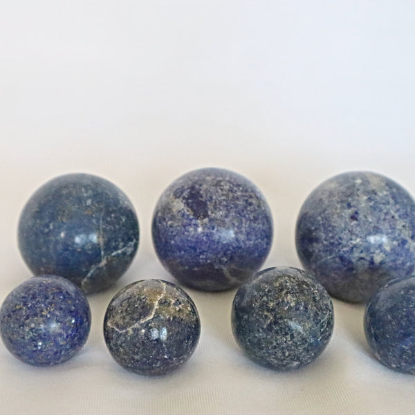 Lapis Lazuli Sphere, Third Eye Crystal, Throat Chakra Crystal