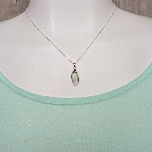 Fluorite Necklace Sterling Silver