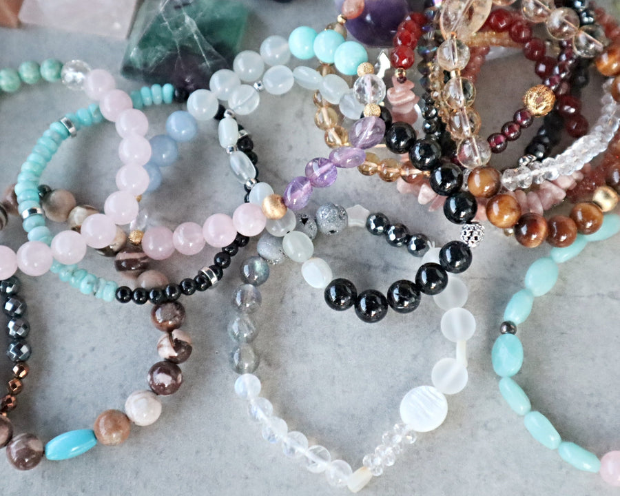 Beaded Crystal Bracelets for Healing and Harmony