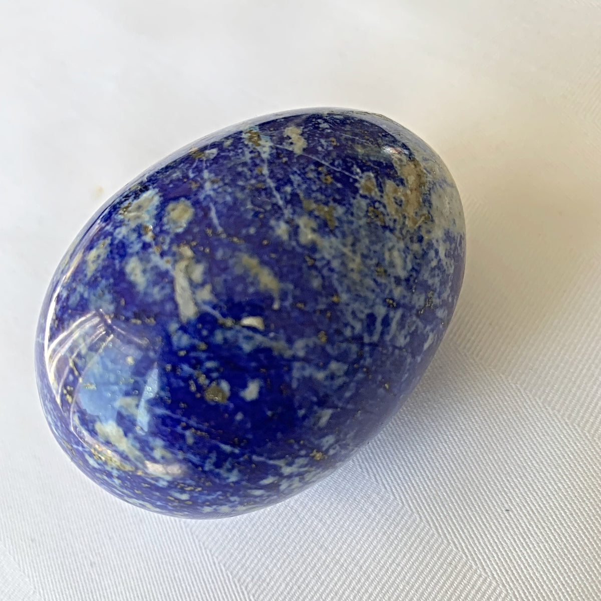 Lapis Lazuli Egg, Large Healing Crystal, Crystal Decor, Wisdom Stone Gift, LPE1