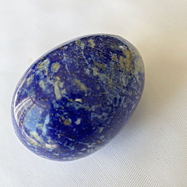 Lapis Lazuli Egg, Large Healing Crystal, Crystal Decor, Wisdom Stone Gift, LPE1