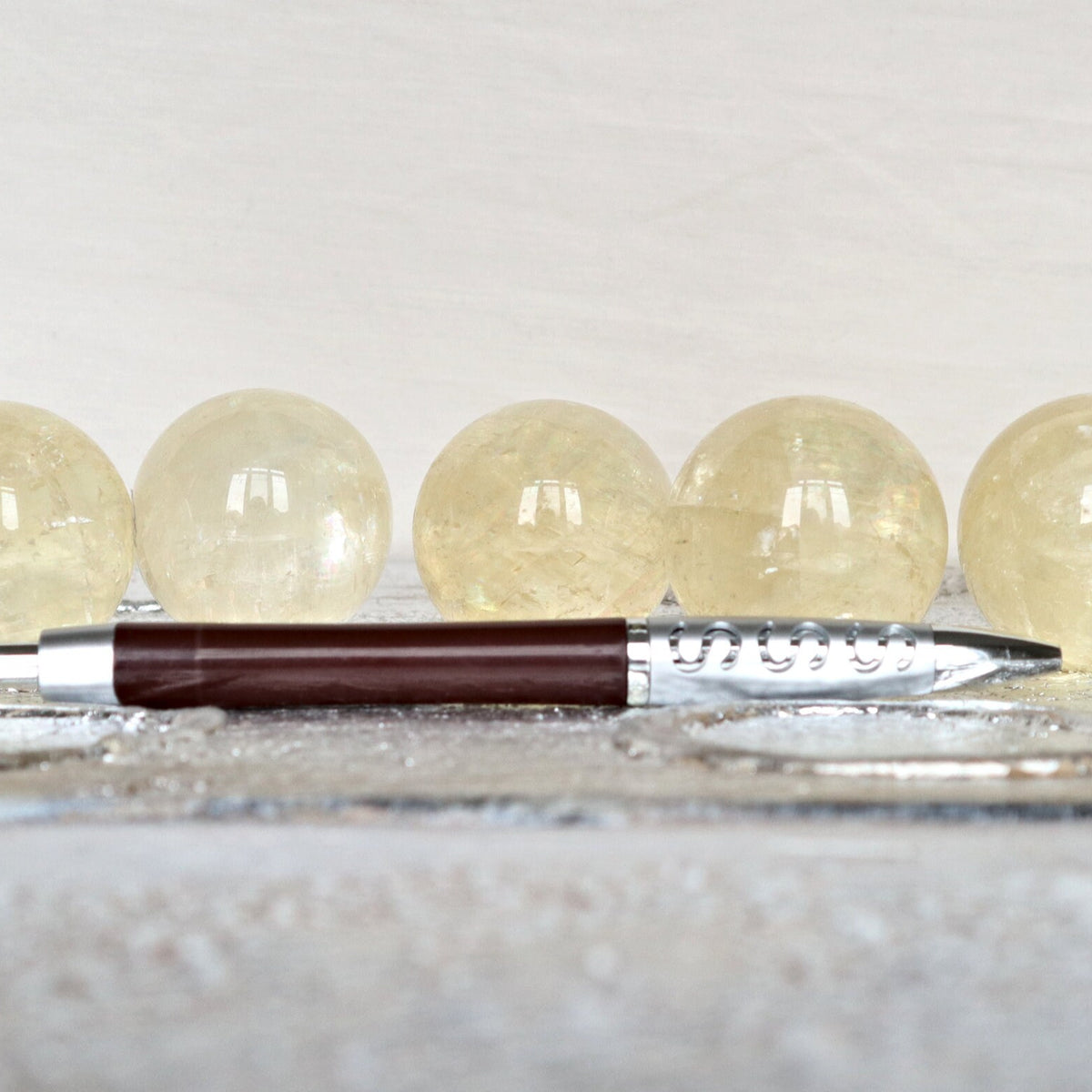 Honey Calcite Sphere: Polished Energy Crystal for Solar Plexus Chakra