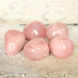Rose Quartz Palm Stone: Natural Pink Crystal, Massage & Pocket Stone