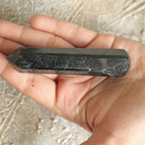 Black Tourmaline Wand: Reiki Healing Crystal, EMF Protector
