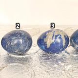 Large Lapis Lazuli Egg: Reiki Meditation Healing Crystal Decor