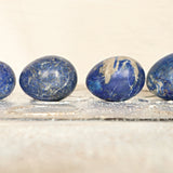 Large Lapis Lazuli Egg: Reiki Meditation Healing Crystal Decor