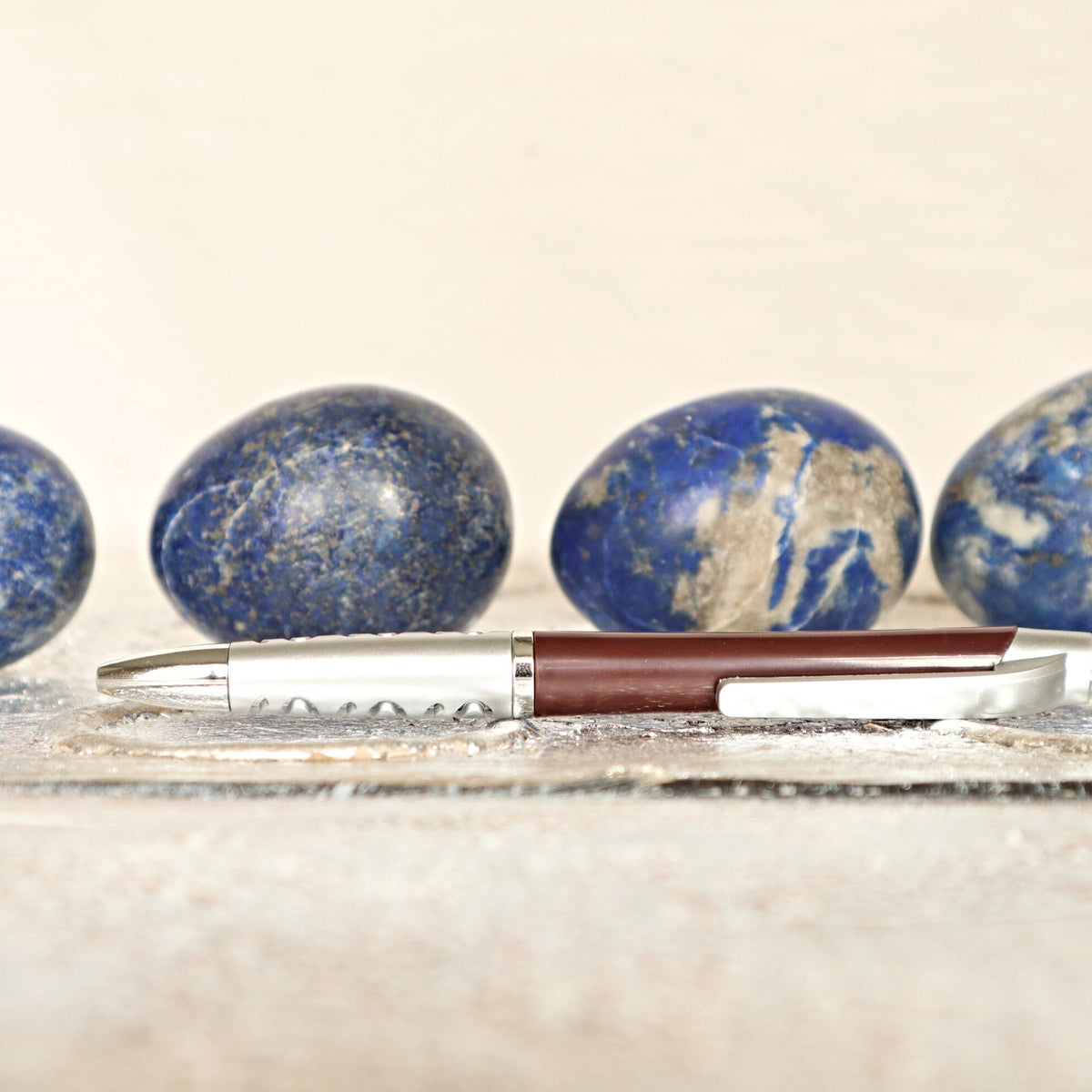 Large Lapis Lazuli Egg: Reiki Meditation Healing Crystal Decor
