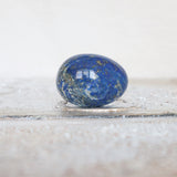 Polished Lapis Lazuli Egg: Reiki Meditation Crystal Decor