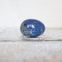 Polished Lapis Lazuli Egg: Reiki Meditation Crystal Decor