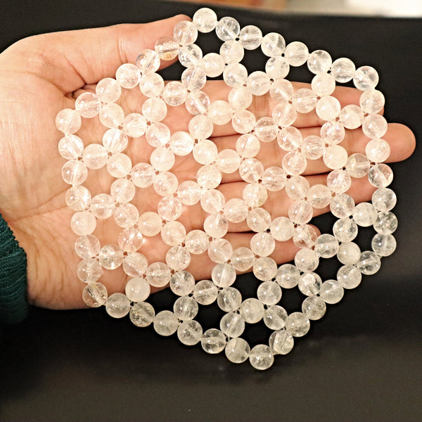 clear quartz crystal charging grid