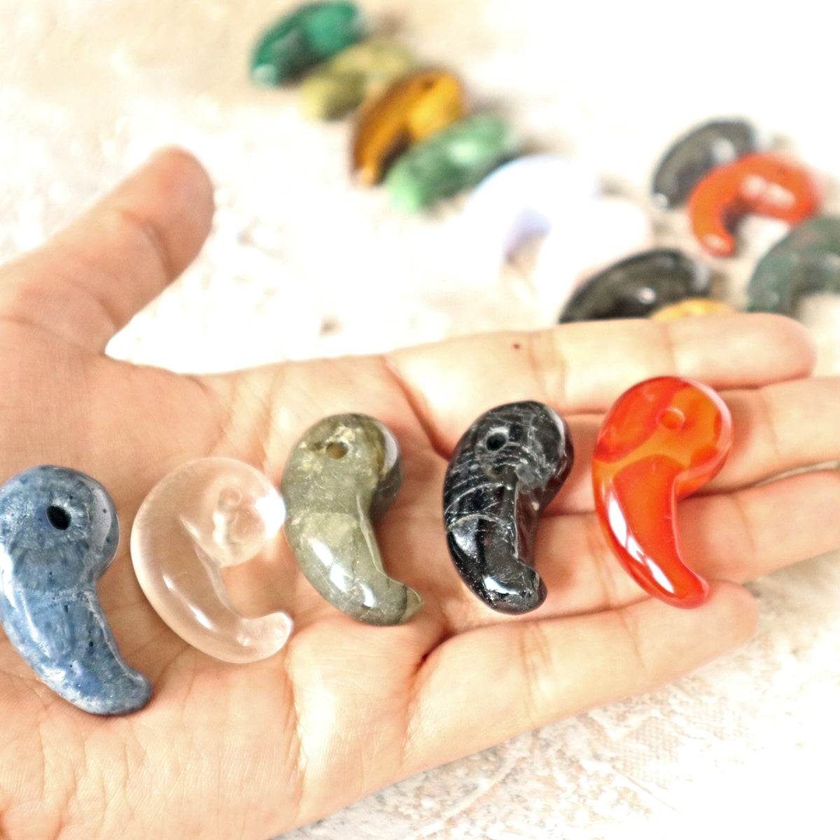 Magatama: Japanese Good Fortune Talisman Pendant (35mm)