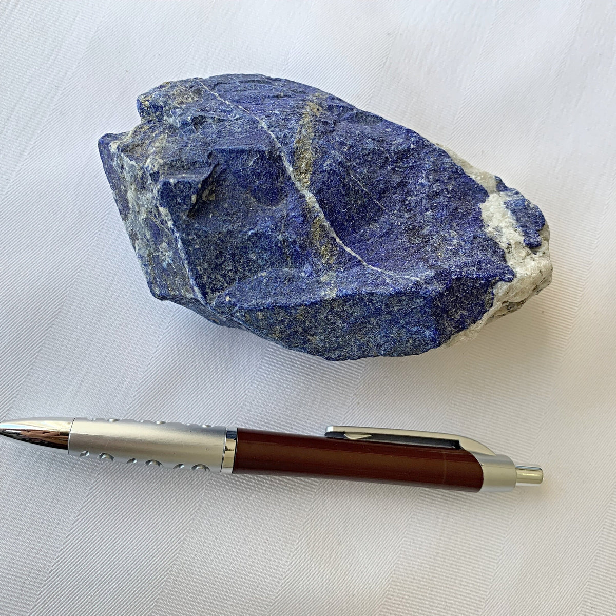 Raw Lapis Lazuli Rough Stone: 13.1 OZ, 4.5 Inch