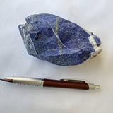 Raw Lapis Lazuli Rough Stone: 13.1 OZ, 4.5 Inch