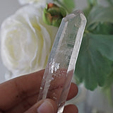 Raw Lemurian Seed Crystal Point: Brazil Quartz (4.2 Inches)