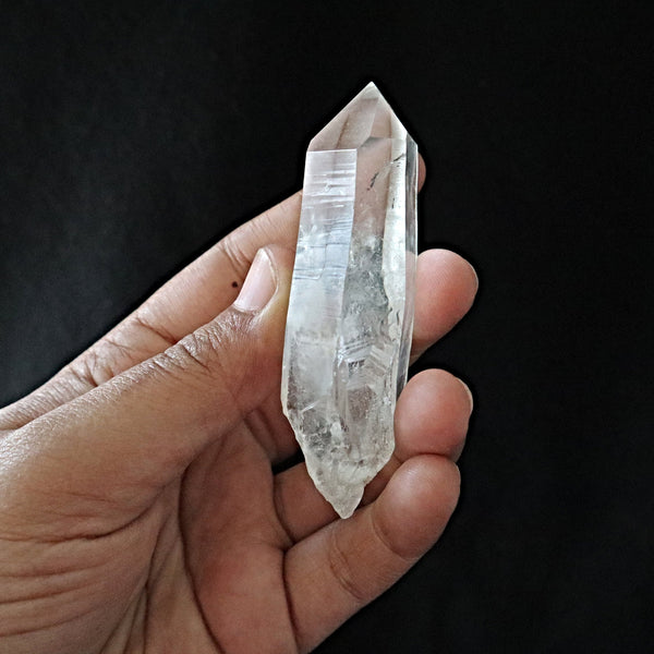Lemurian Seed Quartz Crystal Point: Brazil Origin, 3 Inch