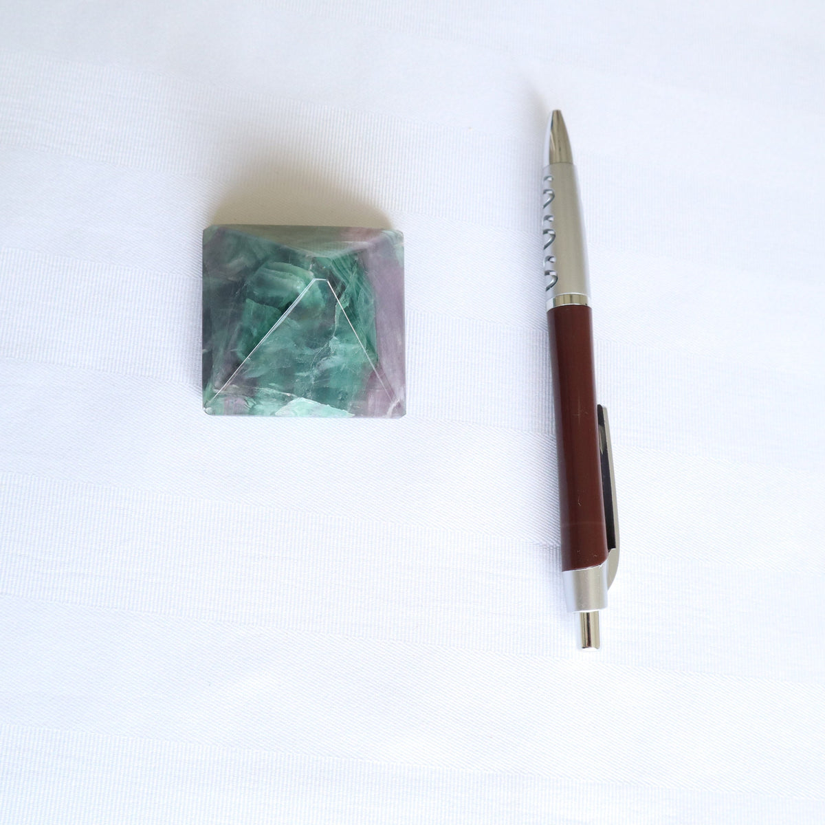 Large Fluorite Pyramid 40mm, Crystal Pyramid