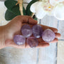 Amethyst Palm Stone: Free Form Massage & Pocket Stone