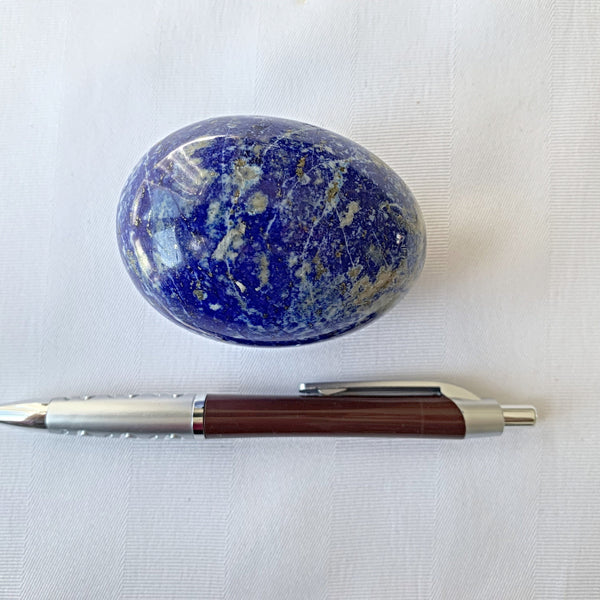 Lapis Lazuli Egg, Large Healing Crystal, Crystal Decor, Wisdom Stone Gift, LPE1
