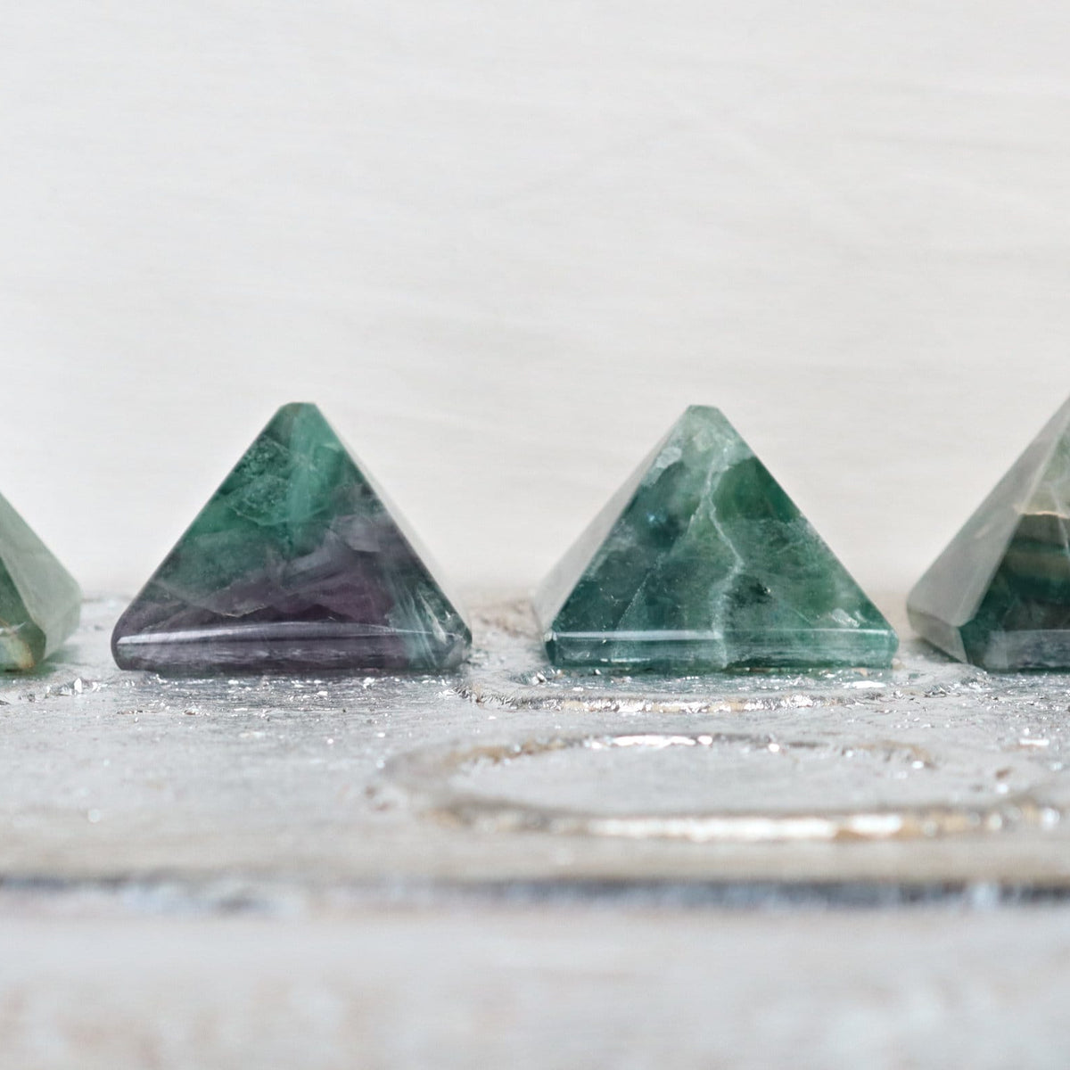 Large Fluorite Pyramid 40mm, Crystal Pyramid