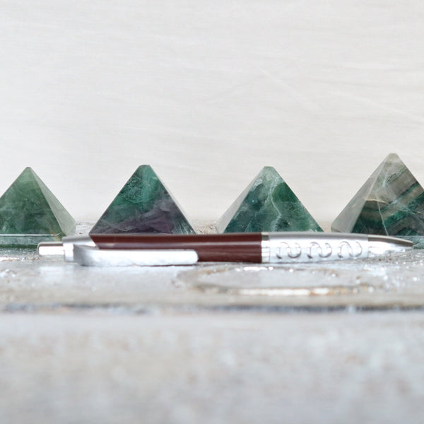 Large Fluorite Pyramid 40mm, Crystal Pyramid