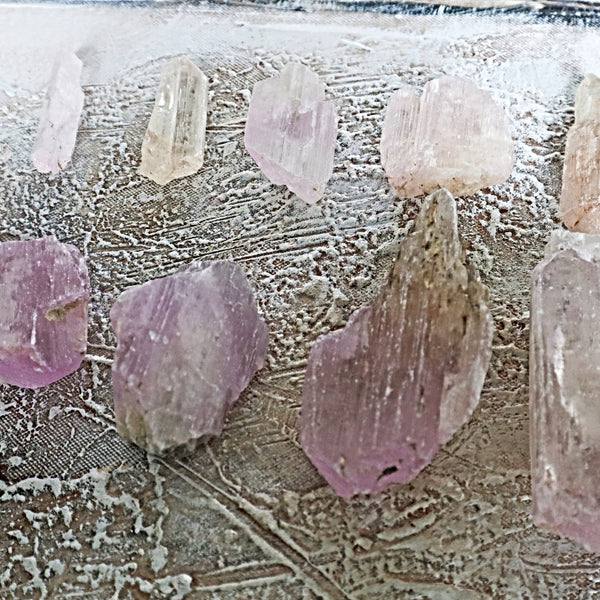 Natural Pink Kunzite Crystal Specimen, Spodumene