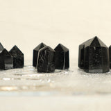 Natural Black Tourmaline Tower, Reiki Meditation Healing Crystal Tower Gift for root chakra