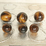 Tiger Eye Sphere: Polished Crystal for Solar Plexus Chakra