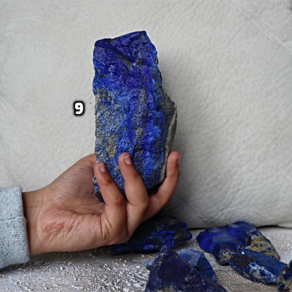 Raw Lapis Lazuli Stones: Natural Freeform Lapis Decor