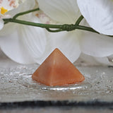 Red Aventurine Pyramid 35mm tall 30mm wide, Pyramid for Meditation, healing, energy, room decor