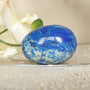 Polished Lapis Lazuli Egg: Reiki Meditation Crystal Decor