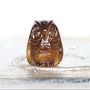 Tiger Eye Crystal Owl: Hand Carved Wisdom Stone, Home Decor