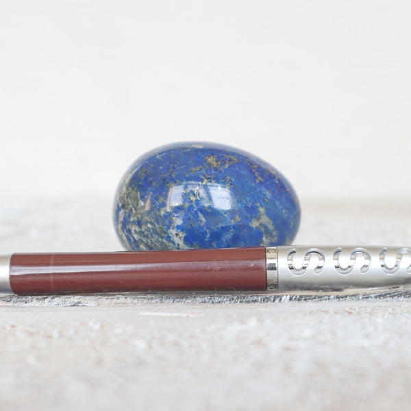 Polished Lapis Lazuli Egg: Reiki Meditation Crystal Decor