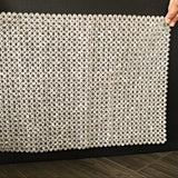 Clear Crystal Quartz Pillow Mat: Meditation, Reiki, Calming Gift