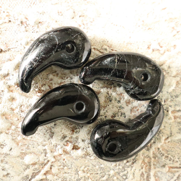 Black Tourmaline Magatama
