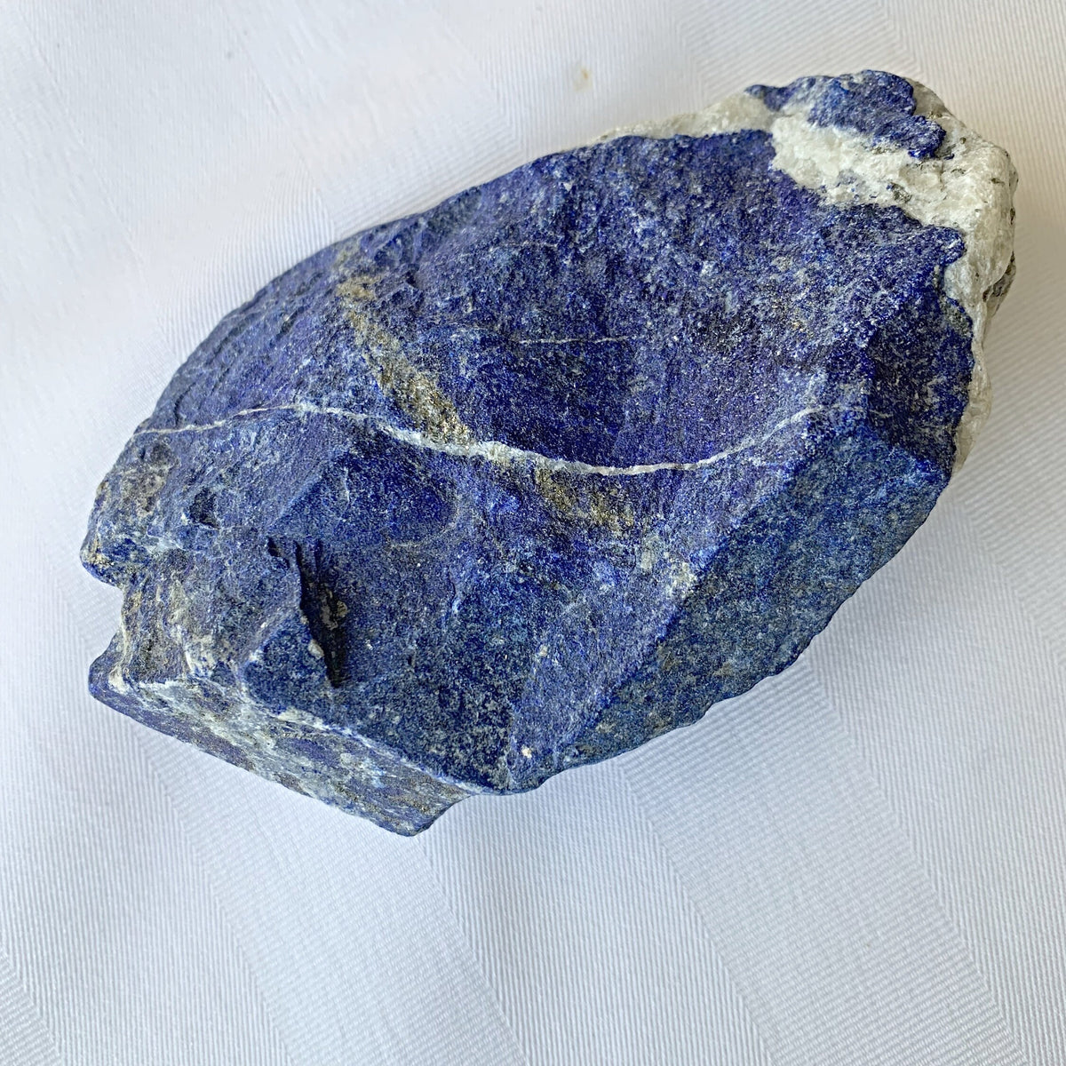 Raw Lapis Lazuli Rough Stone: 13.1 OZ, 4.5 Inch