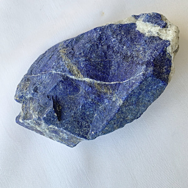 Raw Lapis Lazuli Rough Stone: 13.1 OZ, 4.5 Inch