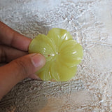 Large Jade Flower 50mm Serpentine