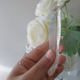 Raw Lemurian Seed Crystal Point: Brazil Quartz (4.2 Inches)