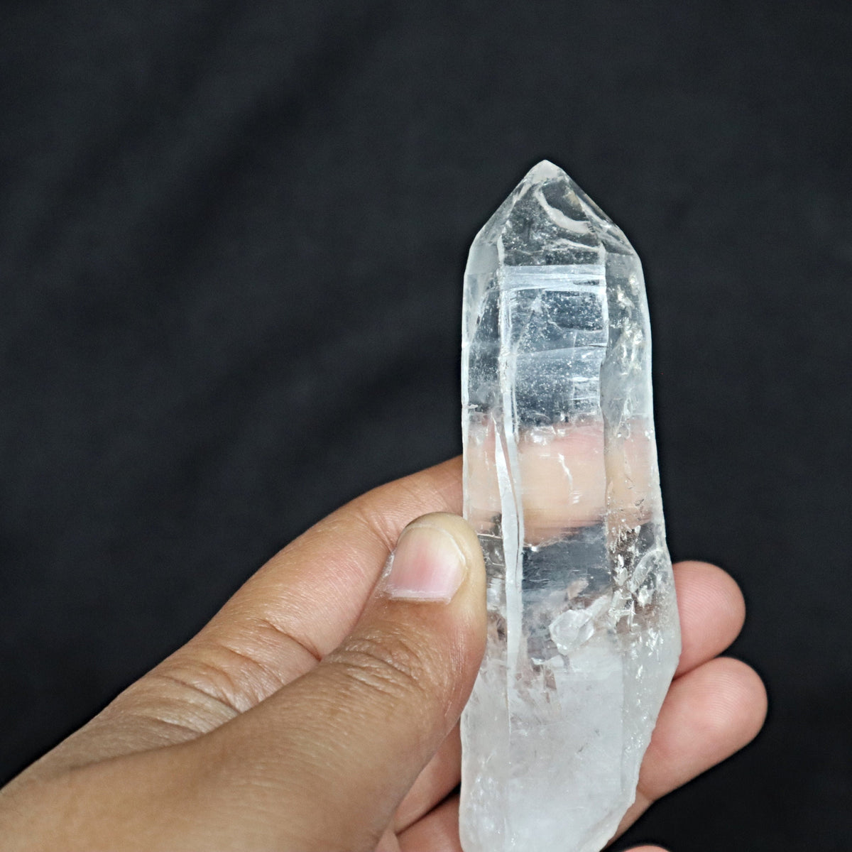 Lemurian Seed Quartz Crystal Point, Isis Face, LG