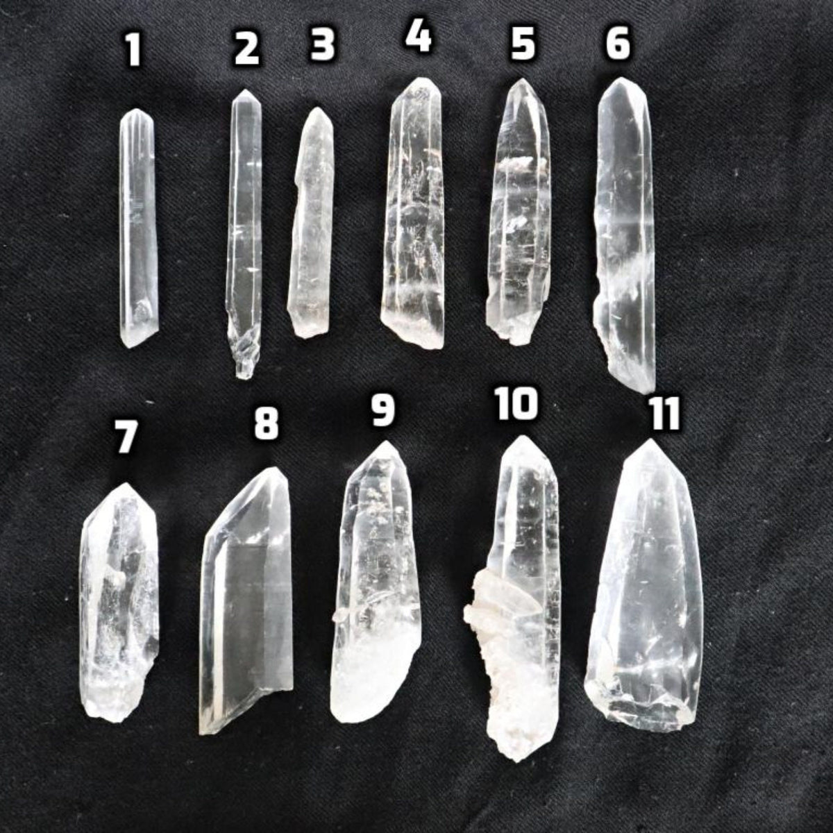 Lemurian Seed Quartz Crystal Point, Isis Face, LG