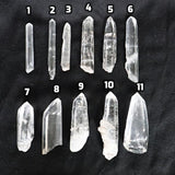 Lemurian Seed Quartz Crystal Point, Isis Face, LG
