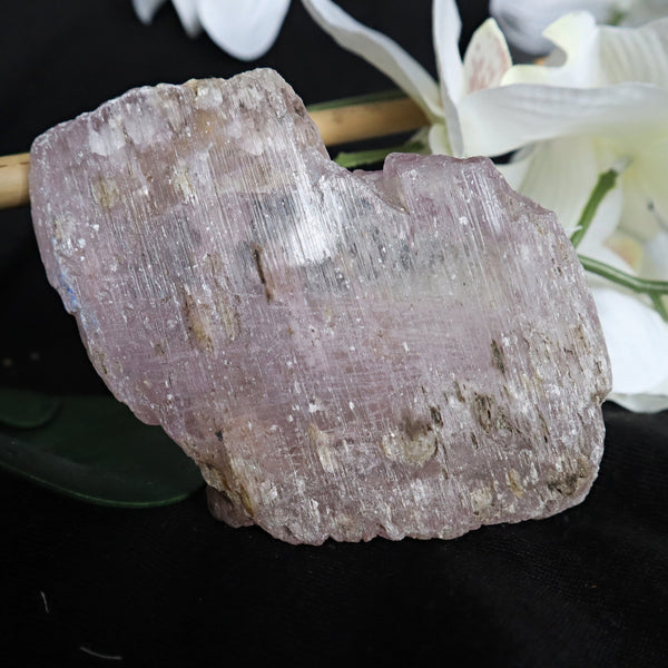 Large Raw Pink Kunzite Crystal Specimen, Natural Free Form