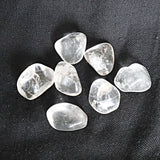 Himalayan Quartz Palm Stone: High Vibration Wealth Crystal