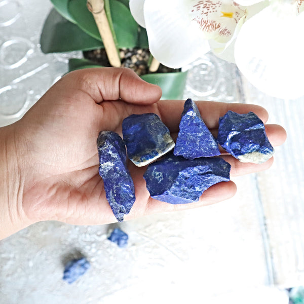 AAA Grade Raw Lapis Lazuli Stone: Rough Healing Crystals