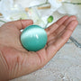 Green Cat's Eye Quartz Sphere: 40mm Crystal Healing Ball