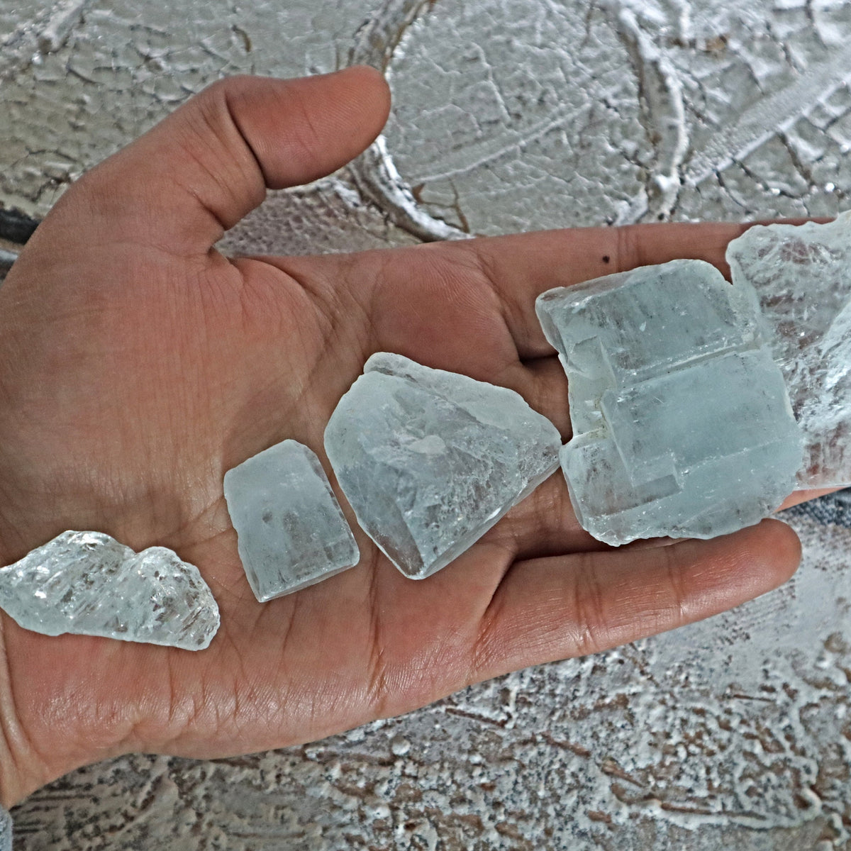 Raw Aquamarine Crystal Mineral Specimens